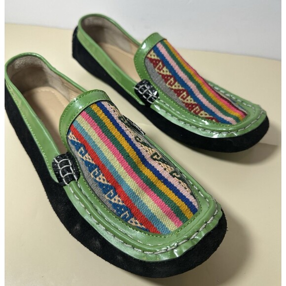 Aida Stenholm Handmade Driving Loafers Tessa R. Size 8.5 Art to Wear - Picture 2 of 7
